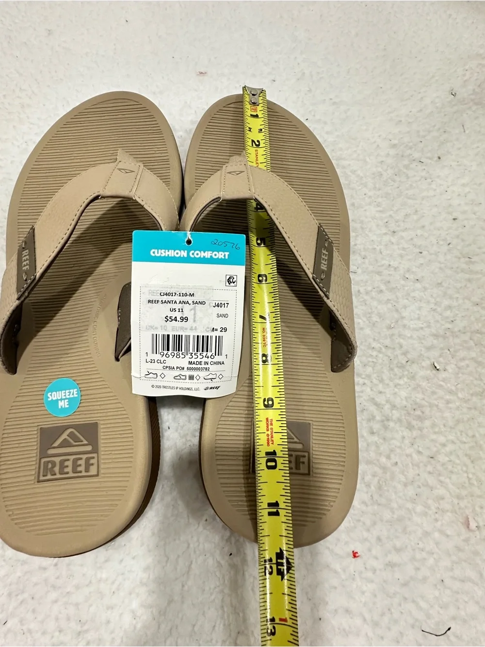 Reef Tan Men's Flip Flop Sandals